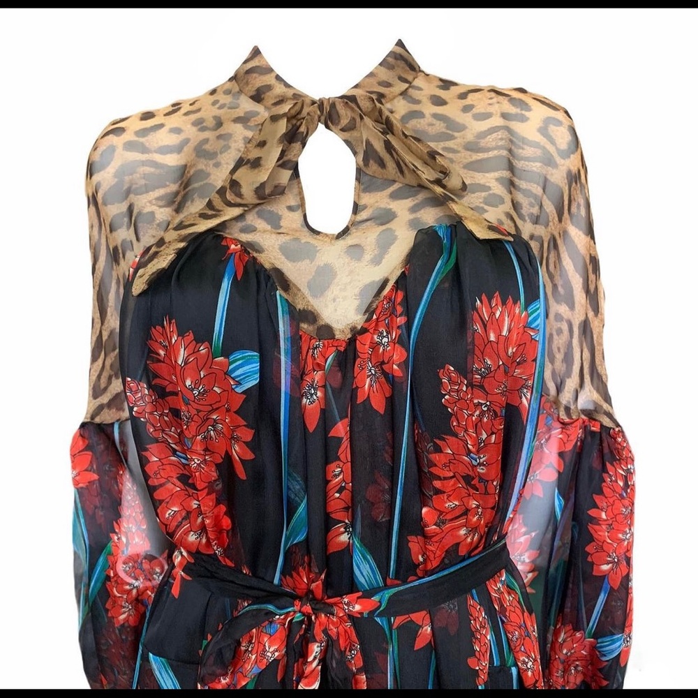 Maxi silk dress